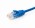 VCOM patch cable - 7 ft - blue