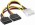 VCOM - power adapter - 4 pin internal power to SATA power - 5.9 in