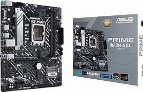 ASUS PRIME H610M-E D4-CSM - motherboard - micro ATX - LGA1700 Socket - H610