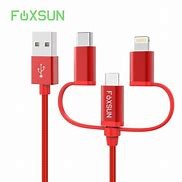 Foxsun charging cable kit - Lightning / USB