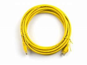 VCOM NP611 - patch cable - 10 ft - yellow