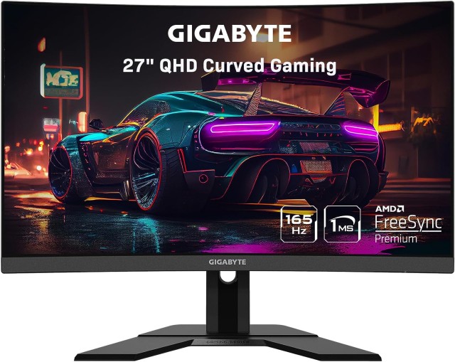 Gigabyte G27QC A - LED monitor - curved - 27" - HDR