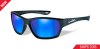 Polarized Blue Mirrror - Gloss Blk Frame - Coming soon