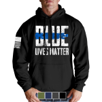 Nine Line - Blue Lives Matter Hoodie