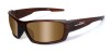 Polarized Bronze Lens - Matte Layered Tortise