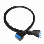 Supermicro - USB internal cable - 9 pin USB header to 19 pin USB 3.0 header - 1 ft