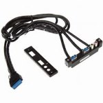Lian Li - system cabinet I/O interface kit - USB 3.1 Type-C and 2 x USB 3.0 Type-A